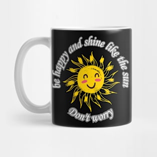 tarot smiling sun and happy shining sun Mug